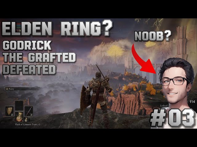 First Playthrough of ELDEN RING! Godrick the Grafted Defeated, Got Health Regen? EP.03