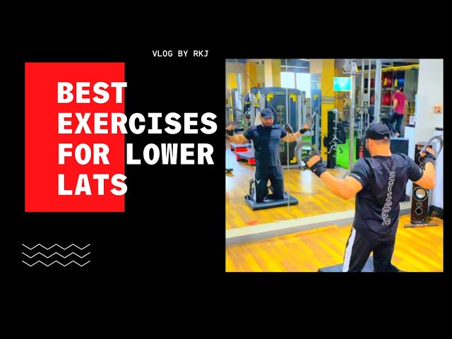 10 BEST EXERCISES TO LOWER LATS WORKOUT ( V - TAPER ) | | TIPS FOR BEGINNERS