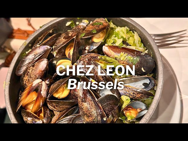 🍽️ Chez Léon Brussels: A Must-Try for Belgian Mussels & Fries! 🇧🇪🦪🍟