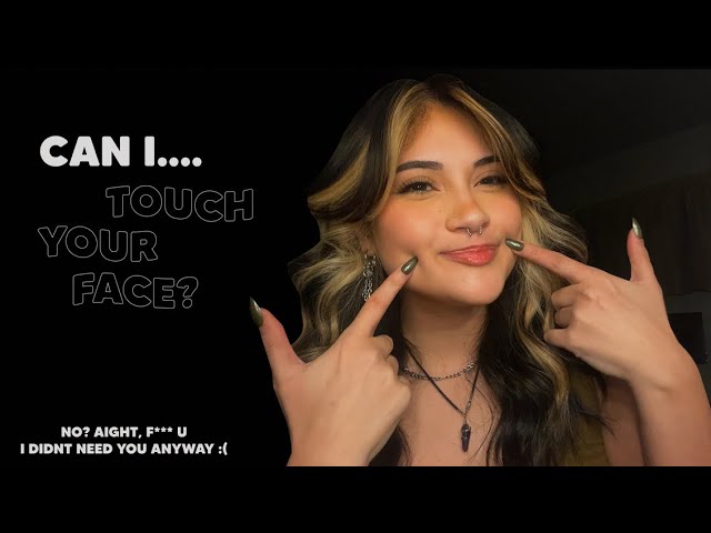 ASMR | Can I touch your face while I yap? (Lens Touching)