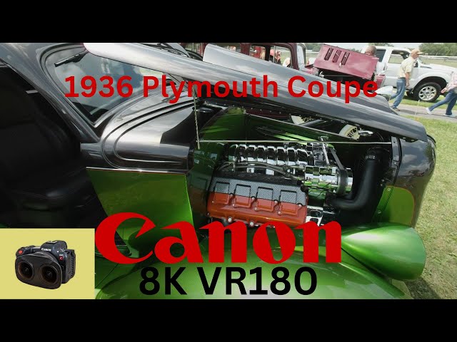 1936 Plymouth Coupe at McComb Cookie Festival 2023 Canon 8K60 VR180