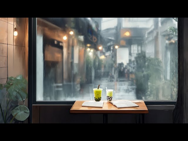 Boba on a Rainy Day 003 | Lofi x Zen Beats | With Ambient Rain