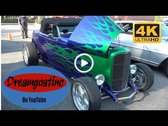 Cruisin Saturday Night at Maries Diner Classic Muscle Cars and Hot Rods Dreamgoatinc Custom 4K Video