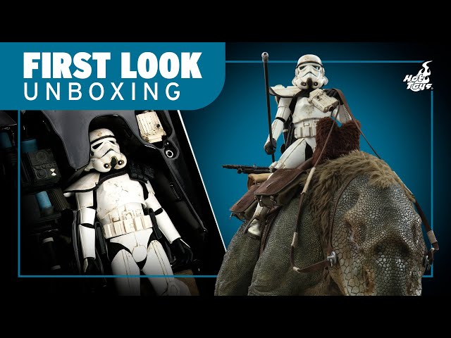 Hot Toys Sandtrooper Sergeant and Dewback Unboxing | First Look