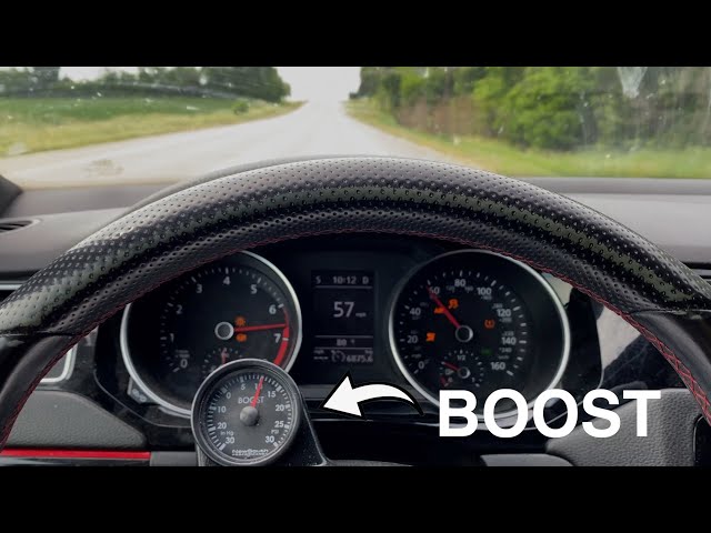 2015 VW GLI Custom Turbo Gauge Boost JETTA Acceleration