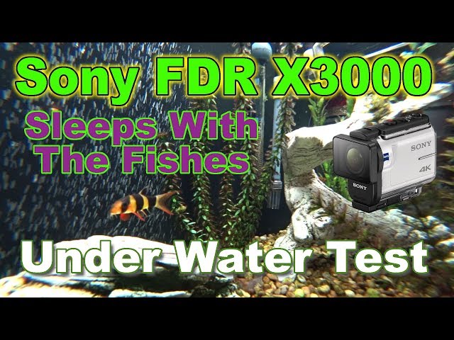 Sony FDR-X3000 UnderWater Test 1