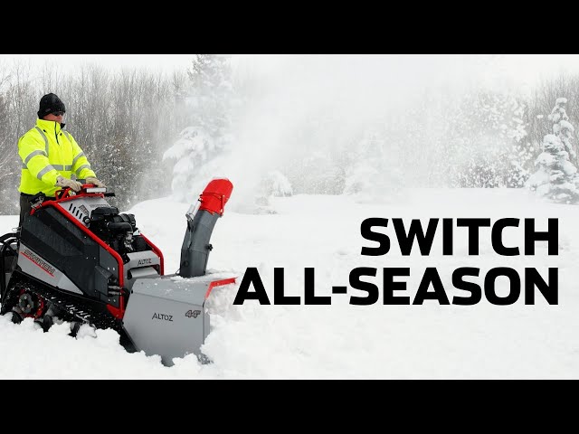 Altoz SWITCH: The Ultimate Compact Tool Carrier with Tracks for All Seasons! | ALTOZ