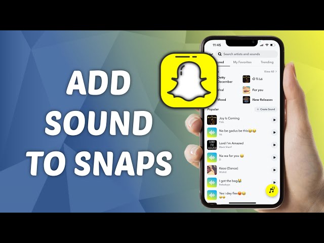 How to Add Saved Sound to Snap in Snapchat! (2025)