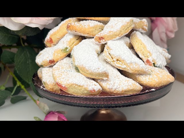 Biscuitii se topesc in gura, buni și ușor de făcut/ Desert cu puține ingrediente/ #asmr