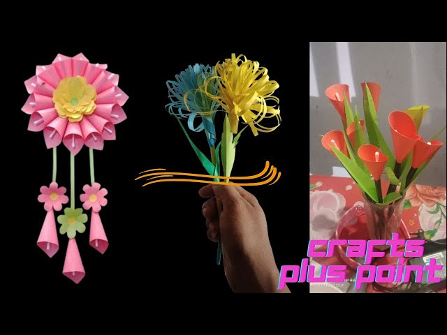 Beautiful paper Flower Wall decor Ideas/Top flower/Colourful Flower  Very Easy Making