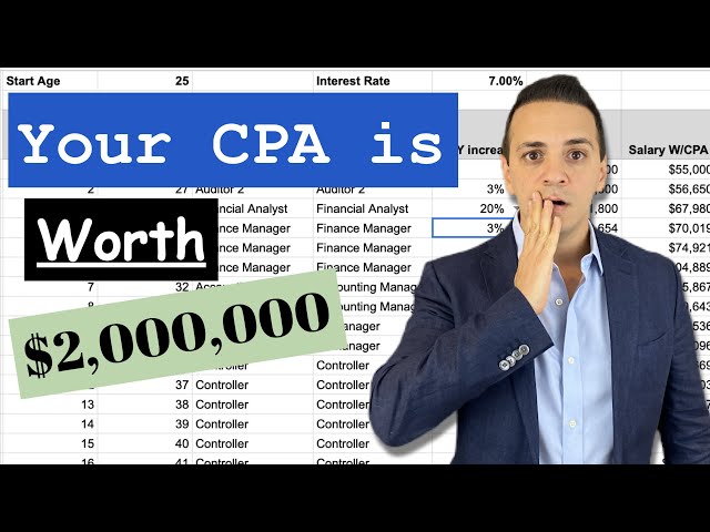 Is Getting a CPA Worth It? An Accountant Shows You 2,000,000 Reasons It Is