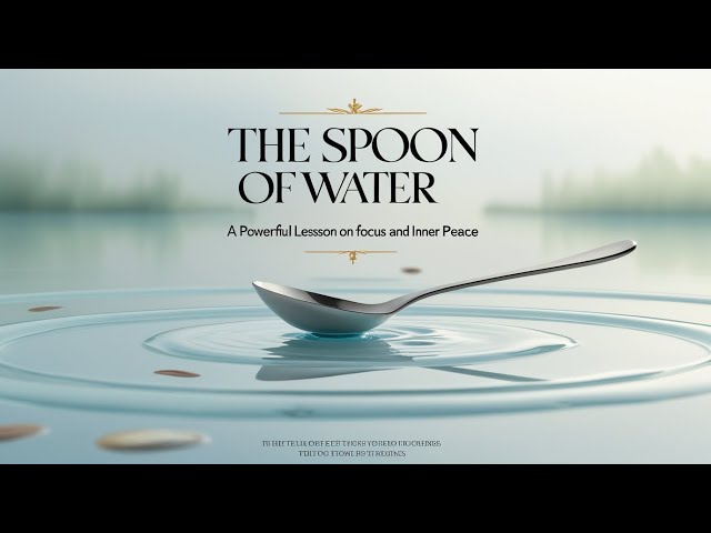 The Spoon of Water: A Powerful Lesson on Focus and Inner Peace