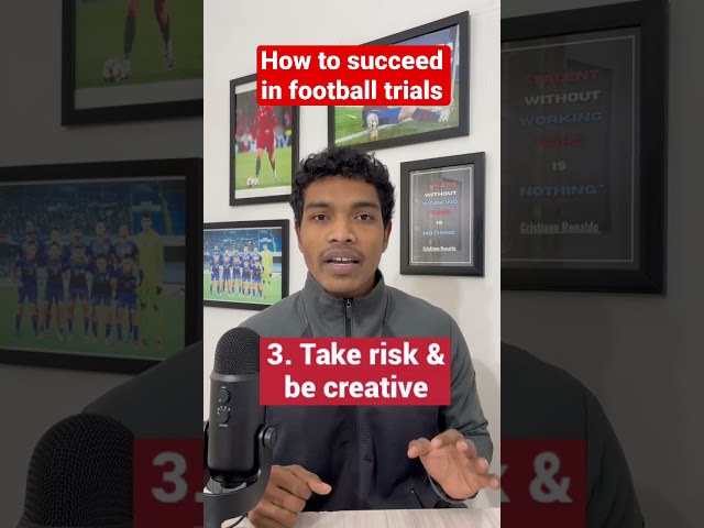 How to succeed in football trials #shorts