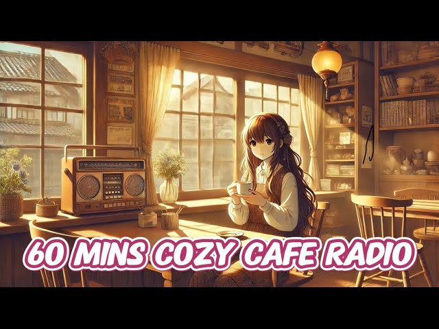 [60 Mins Cozy Cafe Radio] ☕ | Lofi Beats for Relaxing Vibes 🎧