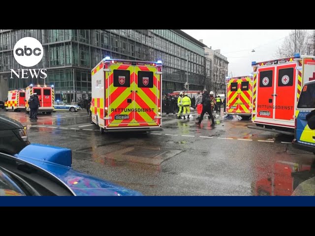 28 injured in 'suspected' vehicle attack in Munich, police say