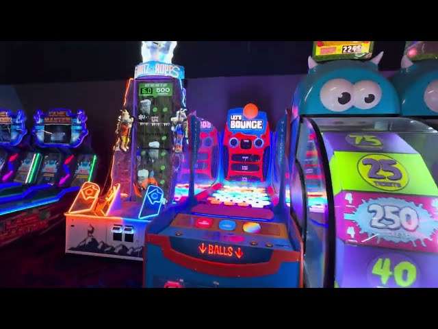 Round1 Bowling & Arcade (Exton Square Mall PA), 4K arcade walkthrough & tour, June 2024