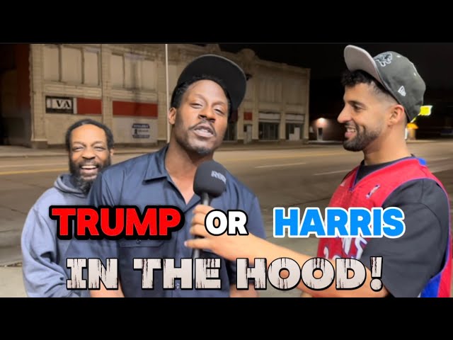 Asking Americans In The Hood Who They're Voting For... Trump or Harris?