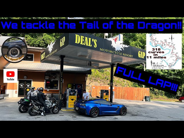 C7Z06 Corvette ripping the Tail of the Dragon!   A full lap! Also hanging at the General Store.