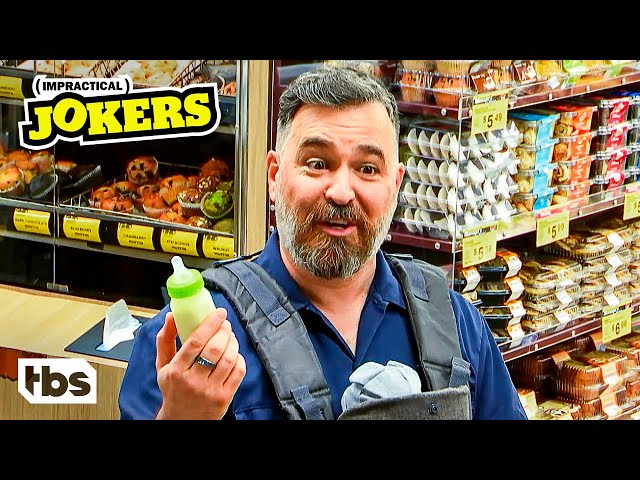 Q’s Fake Baby Challenge Gets Interrupted by His Real Nephew (Clip) | Impractical Jokers | TBS