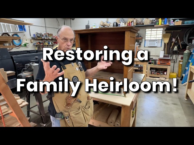 Restoring a Family Heirloom  Rebuilding an Antique Dry Sink Part 1