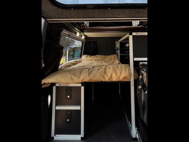 Jeep Gladiator with AT Overland Atlas Camper, Sleeping Areas