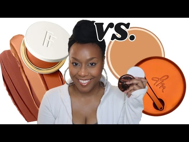 Danessa Myricks Beauty Yummy Skin Blurring Balm Powder vs. Fashion Fair Cream to Powder Foundation