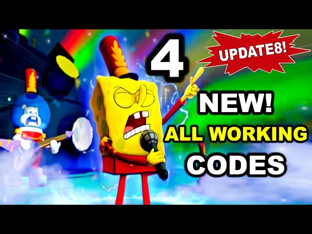 4 *NEW* ALL WORKING SPONGEBOB TOWER DEFENSE UPDATE 8 CODES IN ROBOX