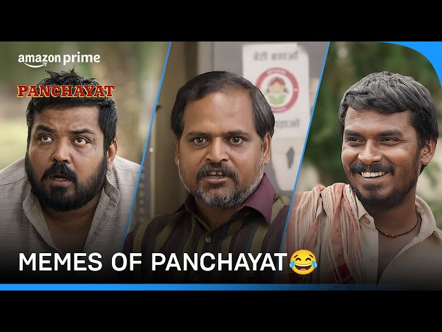 Memes Of Panchayat ft. Jitendra Kumar | Panchayat Season 3 | Prime Video India