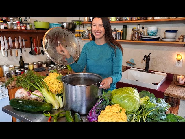 Preserving Summer Vegetables for Winter