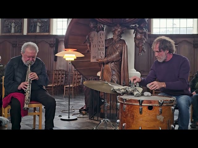 Evan Parker - Toma Gouband at Sint-Brutiuskerk, Etikhove, Belgium 24.03.2024