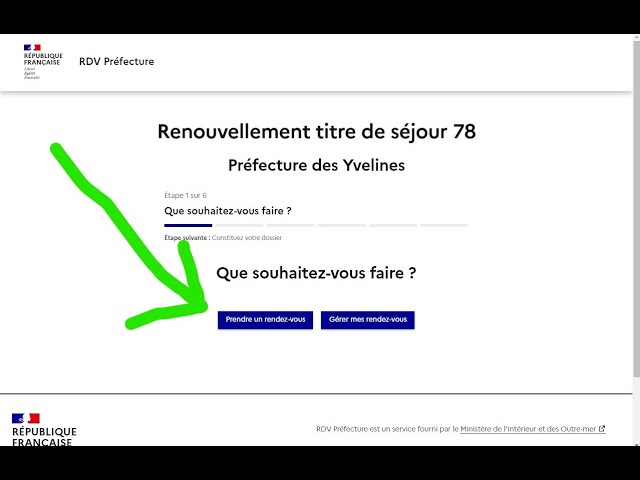 Renouvellement titre de séjour 78Préfecture des Yvelines | Saint-Germain-en-Laye EN 2024