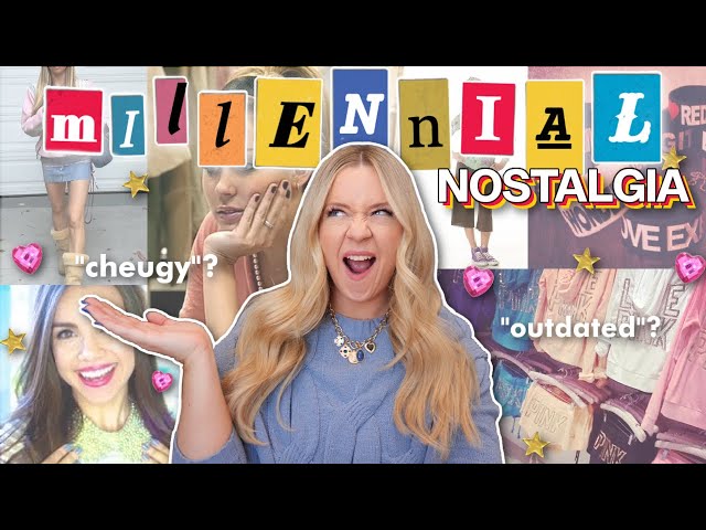 "outdated" nostalgic MILLENNIAL trends i still love and think are cool