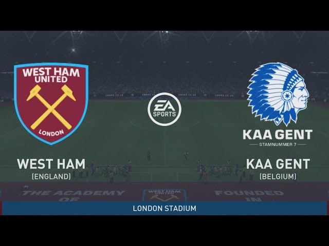 FIFA 23 - (PS5) - West Ham vs KAA Gent - Uefa Conference League - Quarter Finals