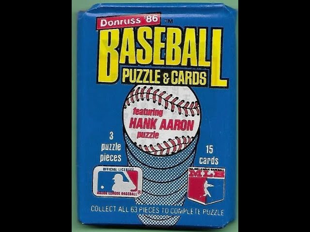 1986 Donruss Baseball Pack