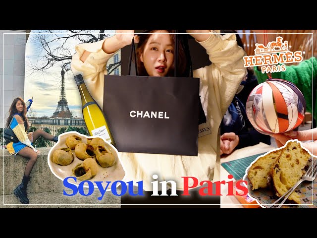 [Soyou In Pari]First Christmas in Paris🎄Paris Trip VLOG l Montmartre, HERMES, CHANEL, Home Party