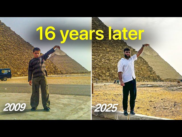 I Traveled to Egypt to Recreate a Childhood Photo… 16 Years Later