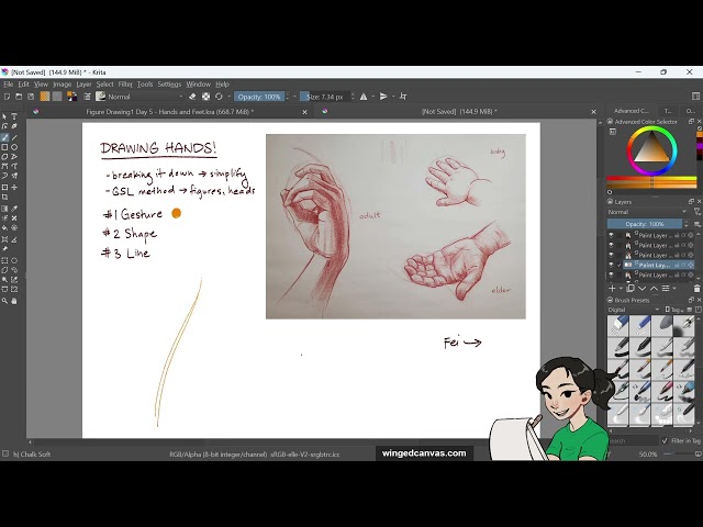 How To Draw Hands Workshop | XPPen x Winged Canvas 2024 07 24