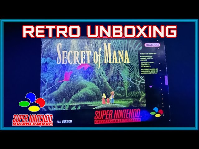 Retro Unboxing - Secret of Mana  - Super Nintendo