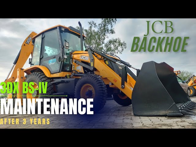 JCB 3DX BS-IV MAINTENANCE || JCB VIDEO @JcbBackhoes