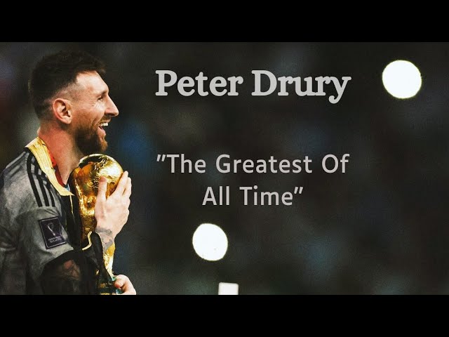 Peter Drury on Lionel Messi • All Iconic Commentaries