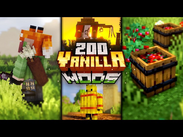 TOP 200 Vanilla+ Minecraft Mods EP. 4 (Forge & Fabric) | 1.21 & Older