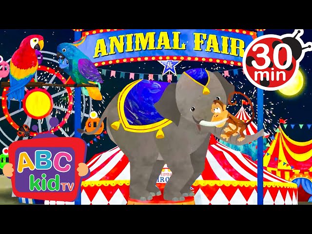 Dancing and Singing at the Animal Fair | ABC Kid TV | Nursery Rhymes & Kids Songs