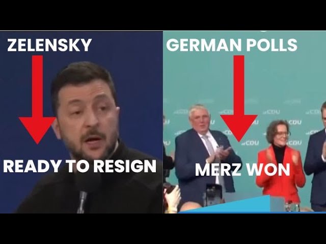 Israel is ready to fight, Merz wins German elections, & Zelensky is ready to resign for peace's sake