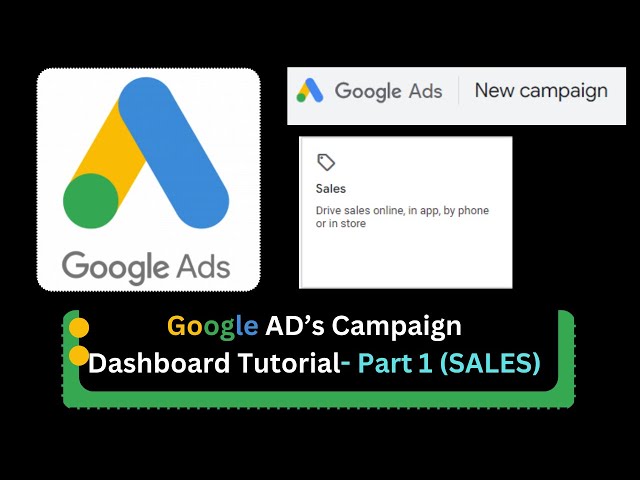 Google Ads Campaign Objectives Tutorial For Beginners 2025 | Campaign SALES Objective Tutorial Part1