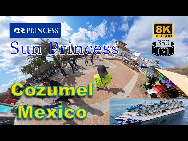 Sun Princess - Cozumel Mexico [8K] [360] #cozumel #sunprincess #8kvideo #360video