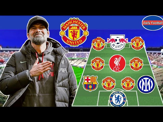 Jurgen Klopp Wants Man Utd To Build This Lineup Next Season 🔥 Man Utd Dream XI Under Jurgen Klopp 😍