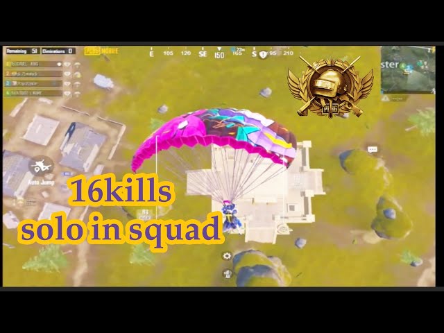 16 kills solo in squad with sad ending🥺 ll watch till end 🥺🥺 ll follow the channel to stay connected