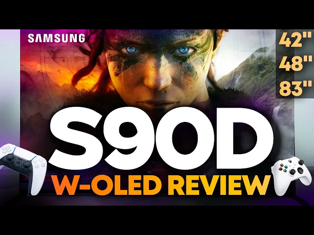 Samsung S90D OLED TV / Monitor Review (W-OLED) 42" 48" 83"