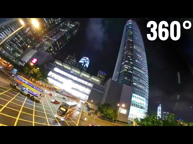 Best 360 Time Lapse video VR Box Hong Kong Streets Traffic Google Cardboard