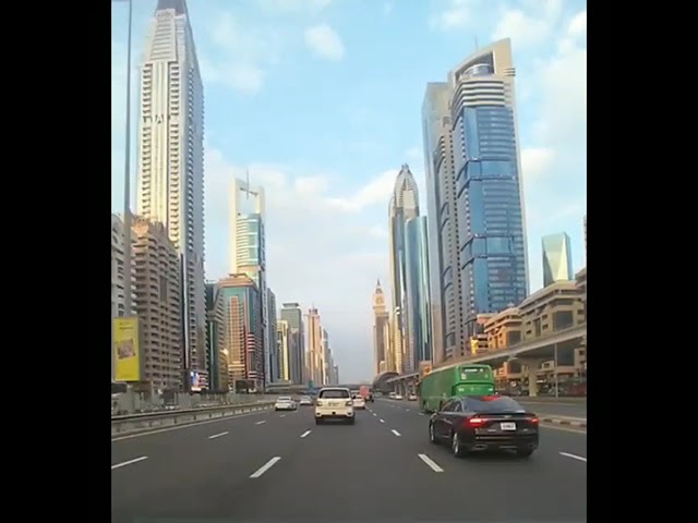 dubai sheikh zayed road @AfrahVlog